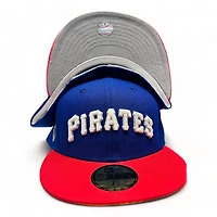 Pittsburgh Pirates Blue Red Two Tone CG Pack 1959 ASG Patch Gray UV New Era 59FIFTY Fitted Hat