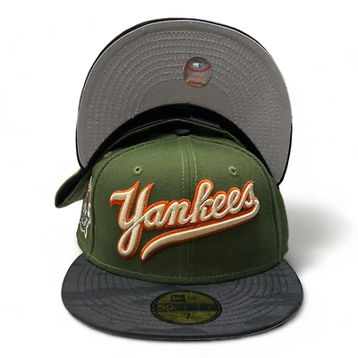 New York Yankees Green Black Camo Militant Pack 1939 ASG Patch Gray UV 59FIFTY Fitted Hat