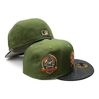 Los Angeles Dodgers Green Black Camo Militant Pack 60th Patch Gray UV 59FIFTY Fitted Hat