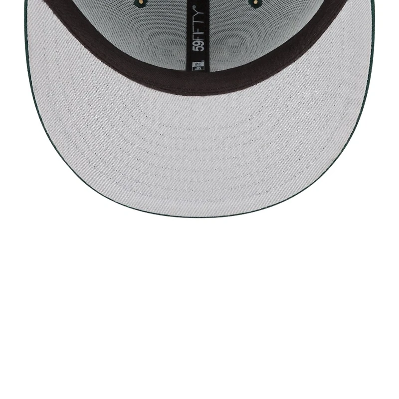 Chicago White Sox Forrest Green Logo Gray UV Basic New Era 59FIFTY Fitted Hat