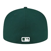 Chicago White Sox Forrest Green Logo Gray UV Basic New Era 59FIFTY Fitted Hat