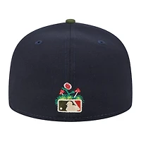 St. Louis Cardinals Navy Green Two Tone Sprouted Collection Gray UV New Era 59FIFTY Fitted Hat