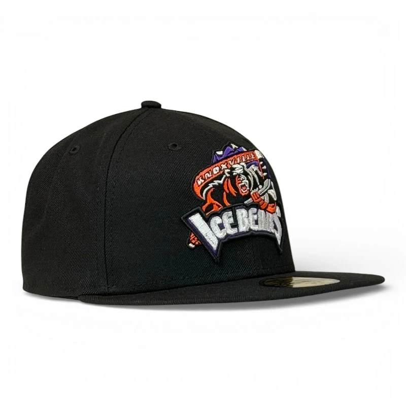 Knoxville Ice Bears Black SPHL New Era 59FIFTY Fitted Hat