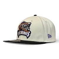 Knoxville Ice Bears Chrome and Black SPHL New Era 59FIFTY Fitted Hat