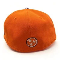 Knoxville Ice Bears Orange Purple 2002 Patch SPHL New Era 59FIFTY Fitted Hat