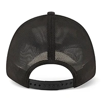 Kansas City Chiefs Heather Black Super Bowl LVIII New Era 9FORTY Trucker Adjustable Hat