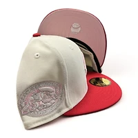 Cincinnati Reds Chrome Red Valentine's 25/10 Patch Pink UV New Era 59FIFTY Fitted Hat