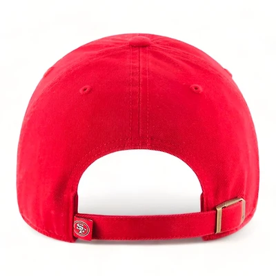San Francisco 49ers Red '47 Brand Cleanup Basic Adjustable Hat