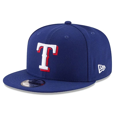 Texas Rangers Blue Team Color Basic New Era 9FIFTY Snapback Hat