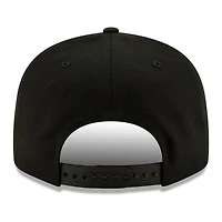 San Diego Padres Black and White Basic New Era 9FIFTY Snapback Hat