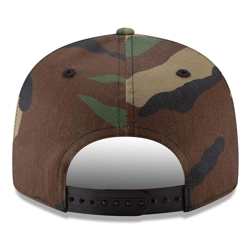 New York Yankees Woodland Camo Basic New Era 9FIFTY Snapback Hat