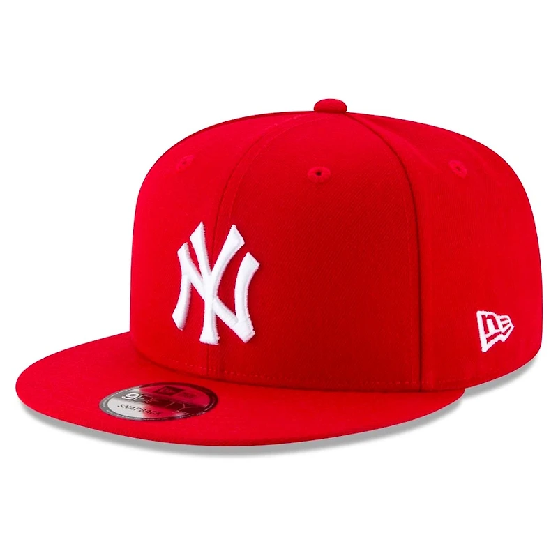 New York Yankees Red and White Basic New Era 9FIFTY Snapback Hat