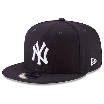 New York Yankees Navy Team Color Basic New Era 9FIFTY Snapback Hat