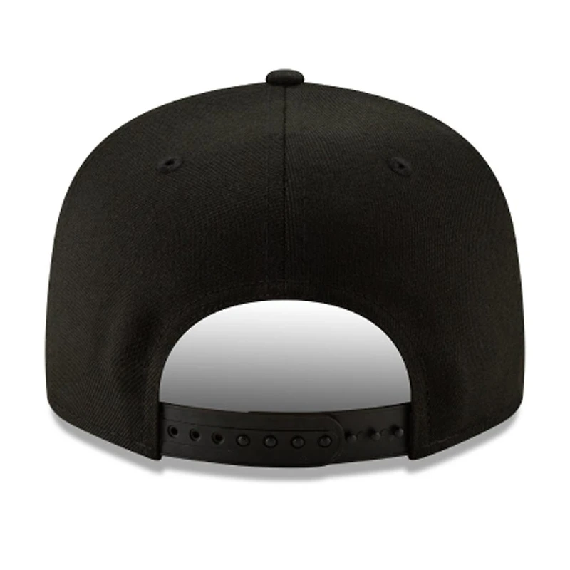Miami Marlins Black Team Color Basic New Era 9FIFTY Snapback Hat