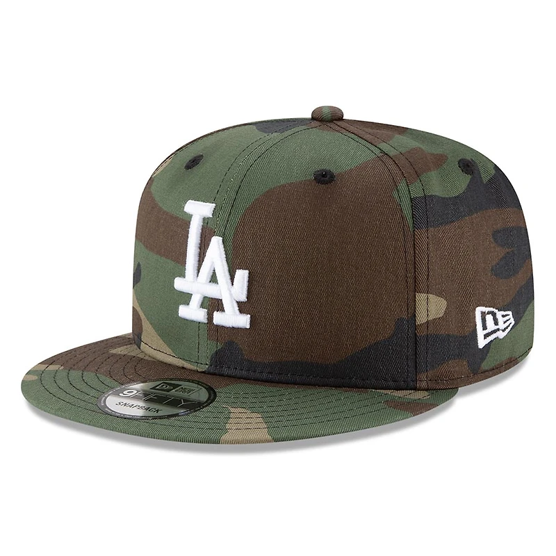 Los Angeles Dodgers Woodland Camo Basic New Era 9FIFTY Snapback Hat