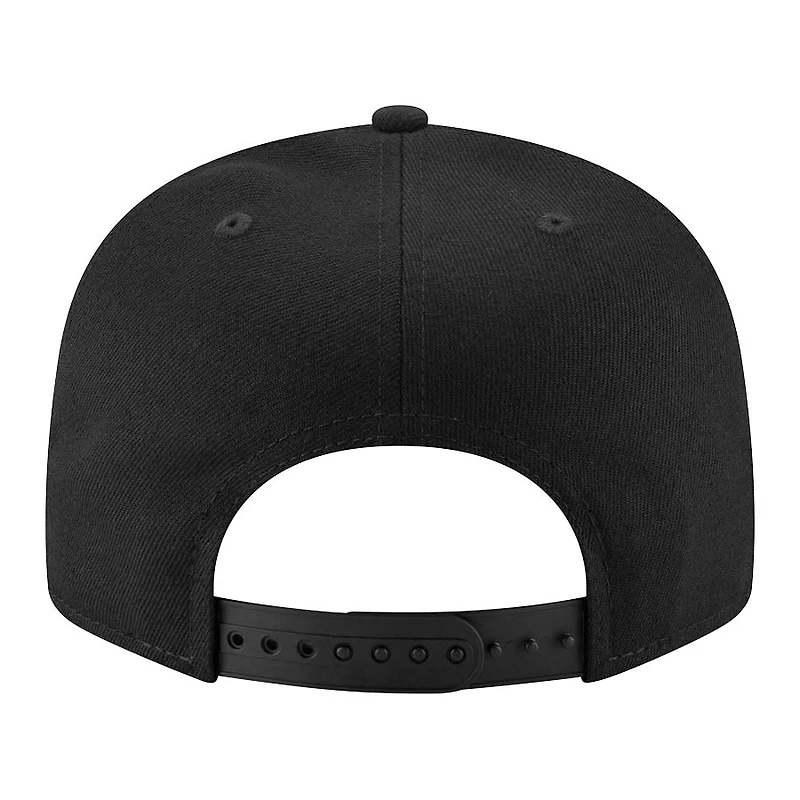 Cleveland Guardians Black on Black Basic New Era 9FIFTY Snapback Hat