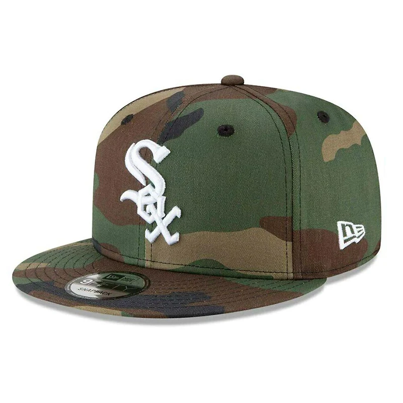 Chicago White Sox Woodland Camo Basic New Era 9FIFTY Snapback Hat