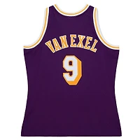 Los Angeles Lakers Nick Van Exel Mitchell & Ness 1996-97 Swingman Player Purple Jersey