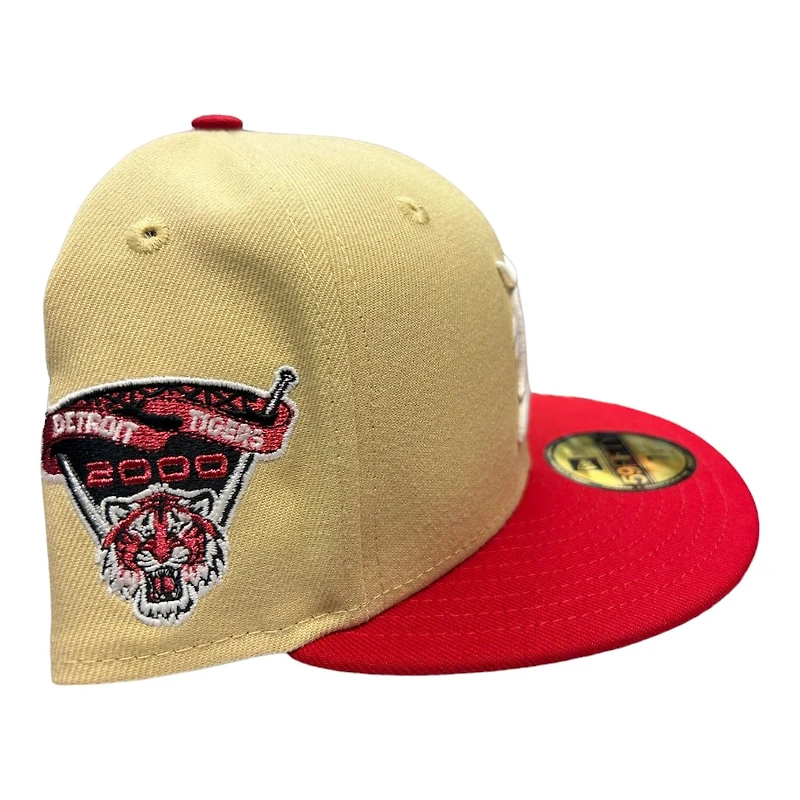 Detroit Tigers Vegas Gold Two Tone 2000 Side Patch Gray UV New Era 59FIFTY Fitted Hat