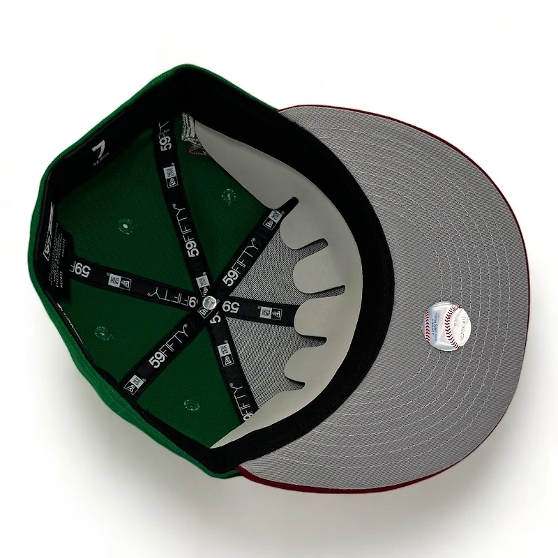 Boston Red Sox Green and Maroon Bounty Hunter Pack 1999 ASG Patch Gray UV New Era 59Fifty Fitted Hat