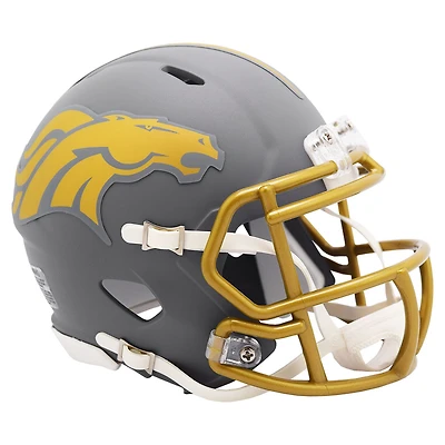 Denver Broncos Slate Alternate Speed Mini Football Helmet