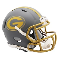 Green Bay Packers Slate Alternate Speed Mini Football Helmet