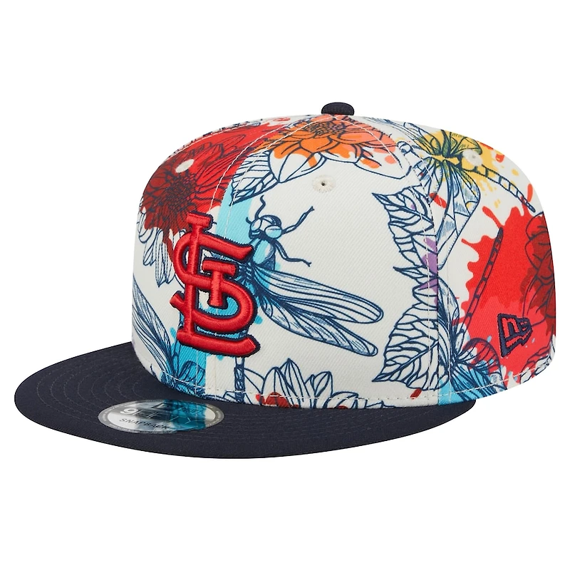 St. Louis Cardinals Navy Flower Bug Spring Training New Era 9FIFTY Snapback Hat