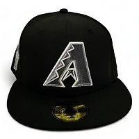 Arizona Diamondbacks Black Swavey Pack 1998 Inaugural Year Patch Green UV New Era 59Fifty Fitted Hat