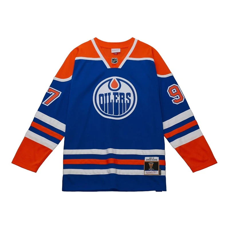 Edmonton Oilers Blue Line Connor Mcdavid 2015 Mitchell & Ness Jersey