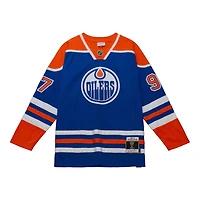 Edmonton Oilers Blue Line Connor Mcdavid 2015 Mitchell & Ness Jersey