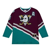Anaheim Ducks Dark Blue Line Teemu Selanne 1996 Mitchell & Ness Jersey