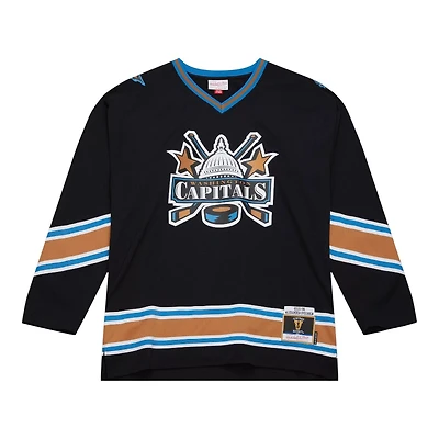 Washington Capitals Alexander Ovechkin Mitchell & Ness Black 2005-06 NHL Jersey