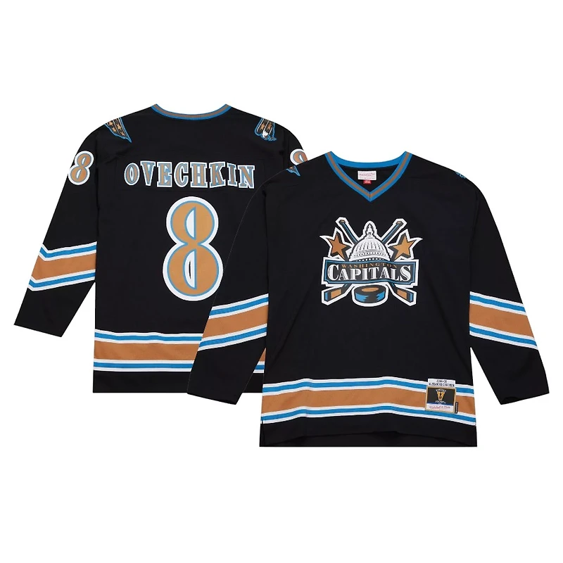 Washington Capitals Alexander Ovechkin Mitchell & Ness Black 2005-06 NHL Jersey