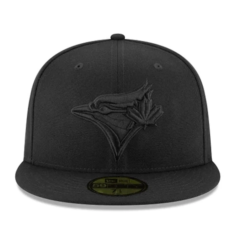 Toronto Blue Jays Black on Basic New Era 59FIFTY Fitted Hat