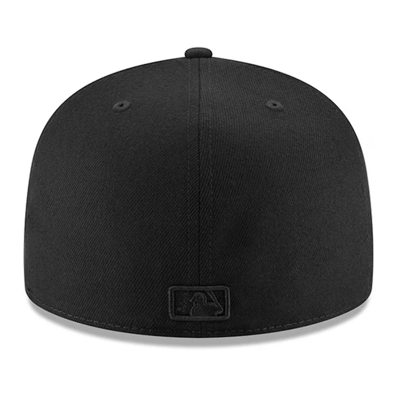 Texas Rangers Black on Basic New Era 59FIFTY Fitted Hat