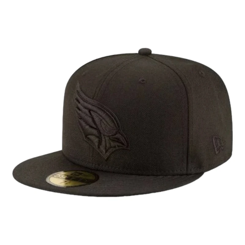 Arizona Cardinals Black on Basic New Era 59FIFTY Fitted Hat