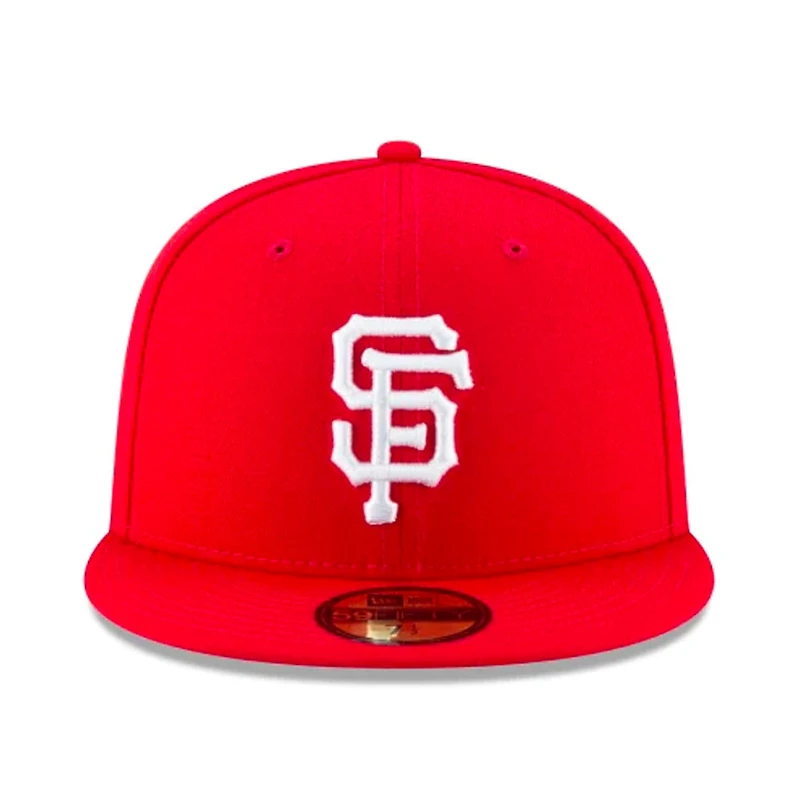 San Francisco Giants Red Basic New Era 59FIFTY Fitted Hat