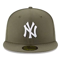 New York Yankees Olive Green Basic Era 59FIFTY Fitted Hat