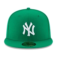 New York Yankees Green Basic Era 59FIFTY Fitted Hat