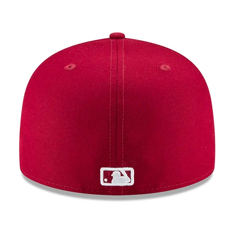 New York Yankees Cardinal Red Basic Era 59FIFTY Fitted Hat