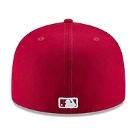 New York Yankees Cardinal Red Basic Era 59FIFTY Fitted Hat