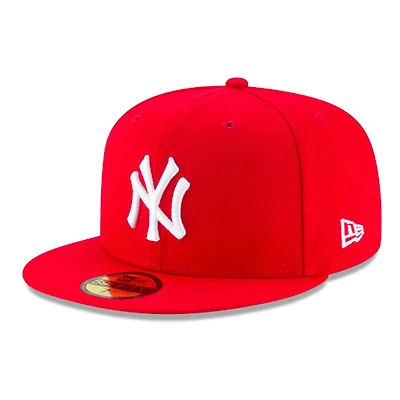 New York Yankees Red Basic Era 59FIFTY Fitted Hat