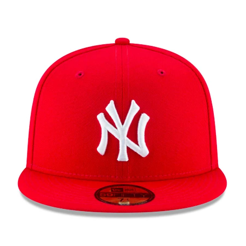 New York Yankees Red Basic Era 59FIFTY Fitted Hat