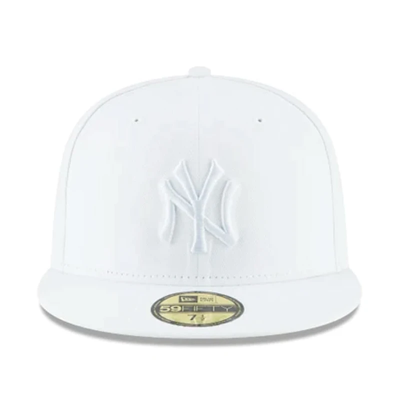 New York Yankees All White Basic Era 59FIFTY Fitted Hat