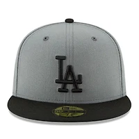 Los Angeles Dodgers Gray Basic New Era 59FIFTY Fitted Hat