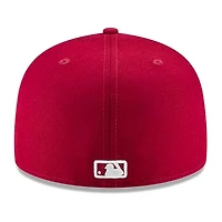 Los Angeles Dodgers Cardinal Red Basic New Era 59FIFTY Fitted Hat