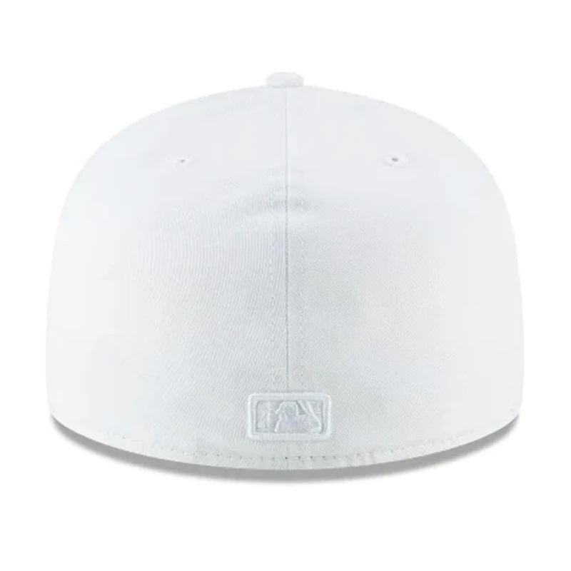 Los Angeles Dodgers All White Basic New Era 59FIFTY Fitted Hat