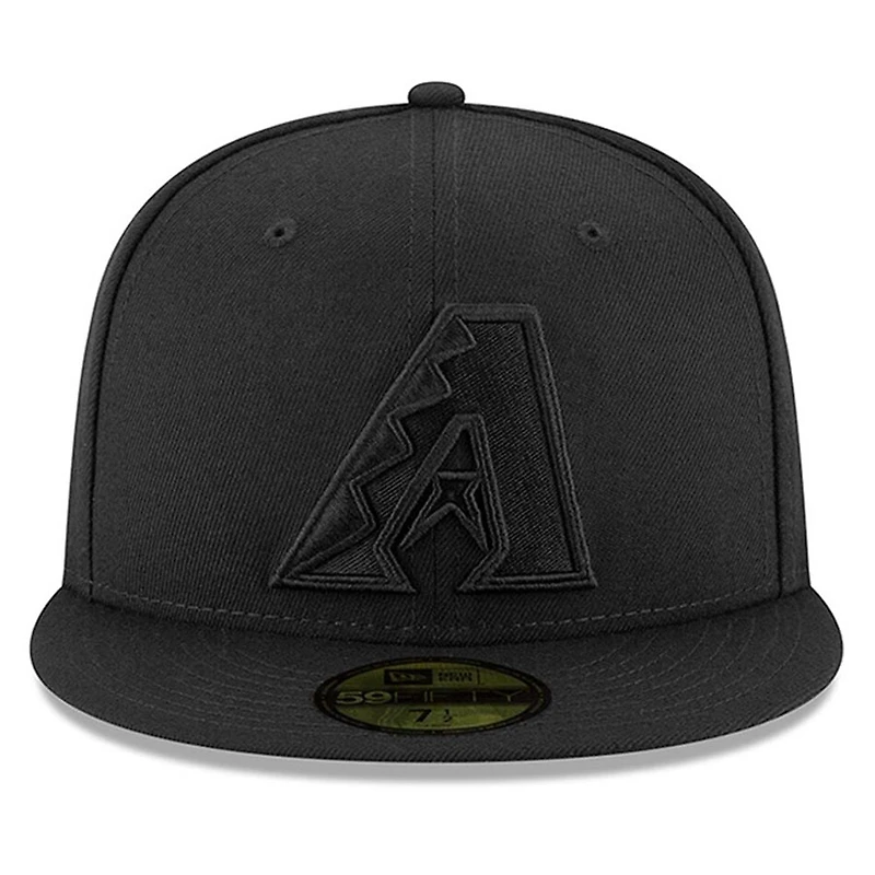 Arizona Diamondbacks Black on Basic New Era 59FIFTY Fitted Hat