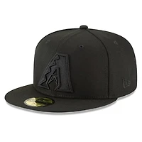 Arizona Diamondbacks Black on Basic New Era 59FIFTY Fitted Hat
