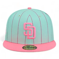 San Diego Padres Mint Throwback Pinstripes New Era 59FIFTY Fitted Hat
